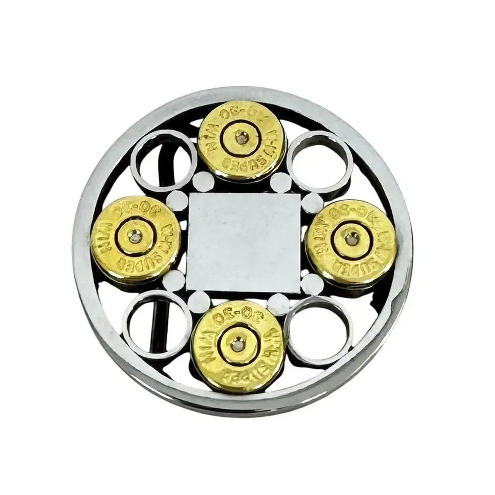 Vintage Bullet Casing Belt Buckle Small Silver/Gold Tone Mens Unisex